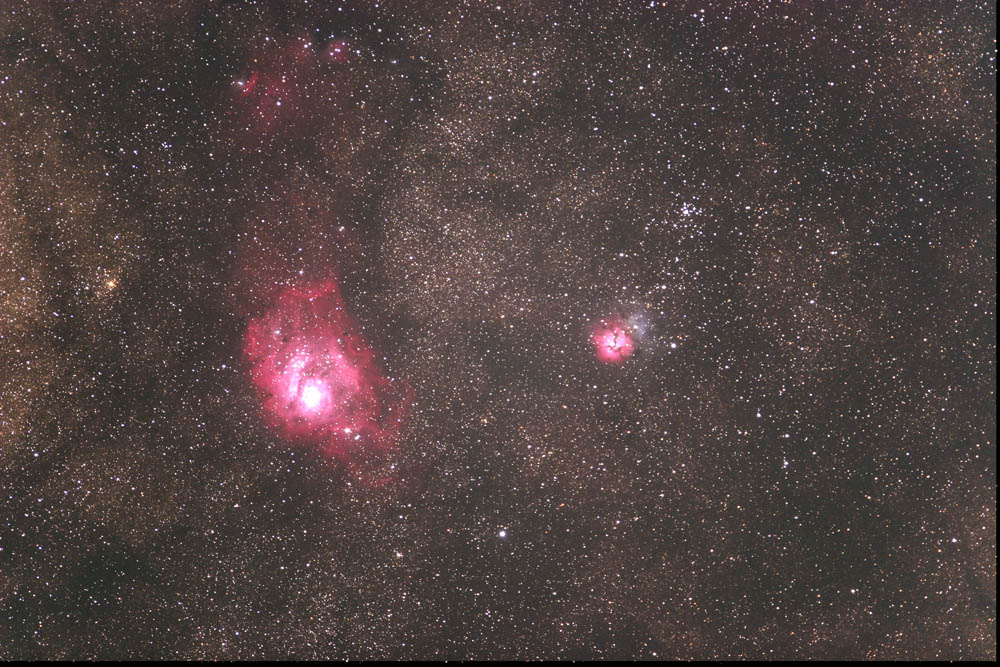 三裂星雲・干潟星雲